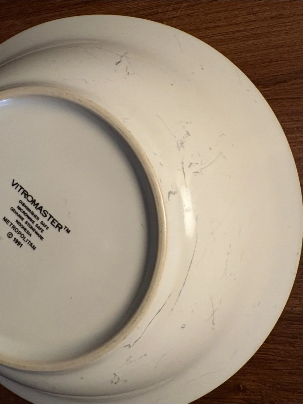 VTG 1991 VITROMASTER Metropolitan Soup/Cereal Bowls 7.25” Set of (4)